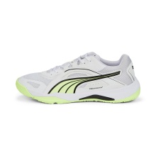 Puma Indoor Shoes Solarstrike II white/lime Men